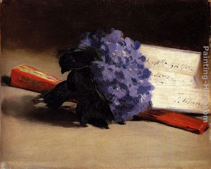 Bouquet Of Violets painting - Eduard Manet Bouquet Of Violets art painting